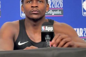 爱德华兹：每天看詹杜库的训练，能让我学到很多，这是他们一直这么强的原因